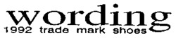 wording 1992 trade mark shoes