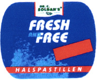 FRESH AND FREE HALSPASTILLEN