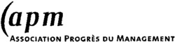 apm ASSOCIATION PROGRÈS DU MANAGEMENT
