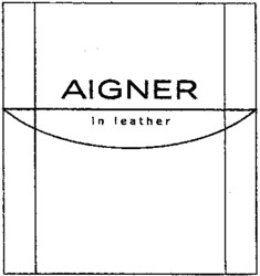 AIGNER in leather
