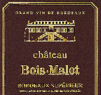château Bois.Malot BORDEAUX SUPÉRIEUR