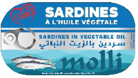SARDINES À L'HUILE VÉGÉTALE SARDINES IN VEGETABLE OIL molli