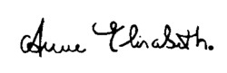 Anne Elisabeth.