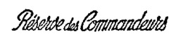 Réserve des Commandeurs