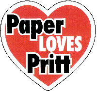 Paper LOVES Pritt