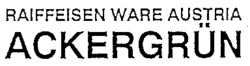 RAIFFEISEN WARE AUSTRIA ACKERGRÜN