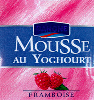 DANONE MOUSSE AU YOGHOURT FRAMBOISE