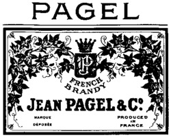 JP PAGEL FRENCH BRANDY