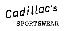 Cadillac's SPORTSWEAR