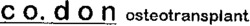 co.don osteotransplant