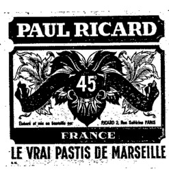 LE VRAI PASTIS DE MARSEILLE