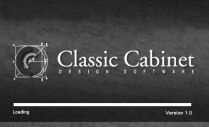 Classic Cabinet DESIGN SOFTWARE Loading Version 1.0