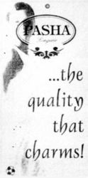 PASHA Lingerie... the quality that charms !