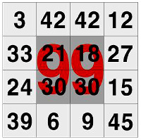 3 42 12 33 21 18 27 24 30 15 39 6 9 45 99