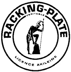RACKING-PLATE LICENCE AKILEINE