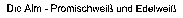 Die Alm - Promischweiß und Edelweiß