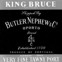 KING BRUCE Shipped By BUTLER NEPHEW & Co
