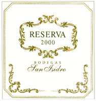 RESERVA 2000 BODEGAS SAN ISIDRO