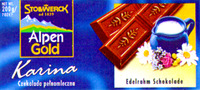 STOLLWERK ad 1839 ALPEN GOLD Karina Czekolada pelnomleczna Edelrahm Schokolade