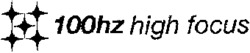 100hz high focus