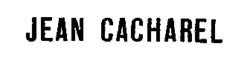 JEAN CACHAREL