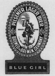 PILSENER LAGERBIER BLUE GIRL
