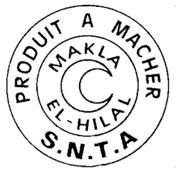 PRODUIT A MACHER S.N.T.A. MAKLA EL-HILAL