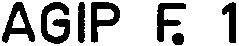 AGIP F. 1