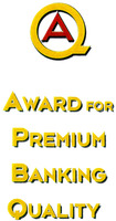AWARD FOR PREMIUM BANKING QUALITY