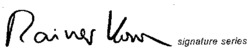 Rainer Korn signature series