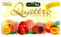 VITTO TEA Quattro PLEASURE Mixfruit FRUIT TEA FLAVOURED fresh selection