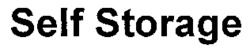 Self Storage