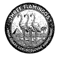THREE FLAMINGOS