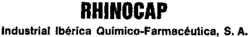 RHINOCAP, Industrial Ibérica Químico-Farmacéutica, S.A.,