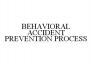 BEHAVIORAL ACCIDENT PREVENTION PROCESS