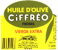 HUILE D'OLIVE CIFFRÉO