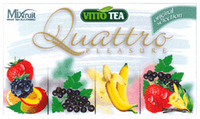 VITTO TEA Quattro PLEASURE Mixfruit FRUIT TEA FLAVOURED original selection