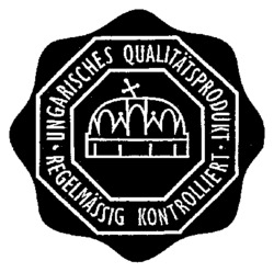UNGARISCHES QUALITÄTSPRODUKT . REGELMÄSSIG KONTROLLIERT