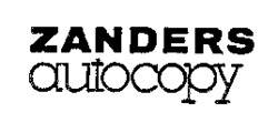 ZANDERS autocopy