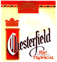 20 CIGARETTES Chesterfield RIO TROPICAL