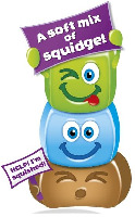 A soft mix of squidge! HELP! I'm squished!