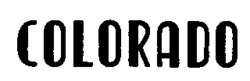 COLORADO