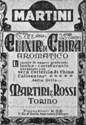 MARTINI ELIXIR DI CHINA MARTINI & ROSSI TORINO