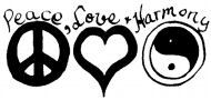 Peace, Love + Harmony