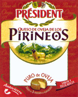 PRÉSIDENT QUESO DE OVEJA DE LOS PIRINEOS