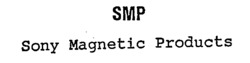 SMP Sony Magnetic Products