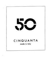50 CINQUANTA made in italy