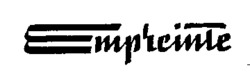 Empreinte