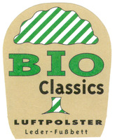 BIO Classics LUFTPOLSTER Leder-Fussbett