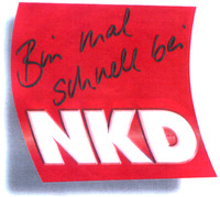Bin mal schnell bei NKD
